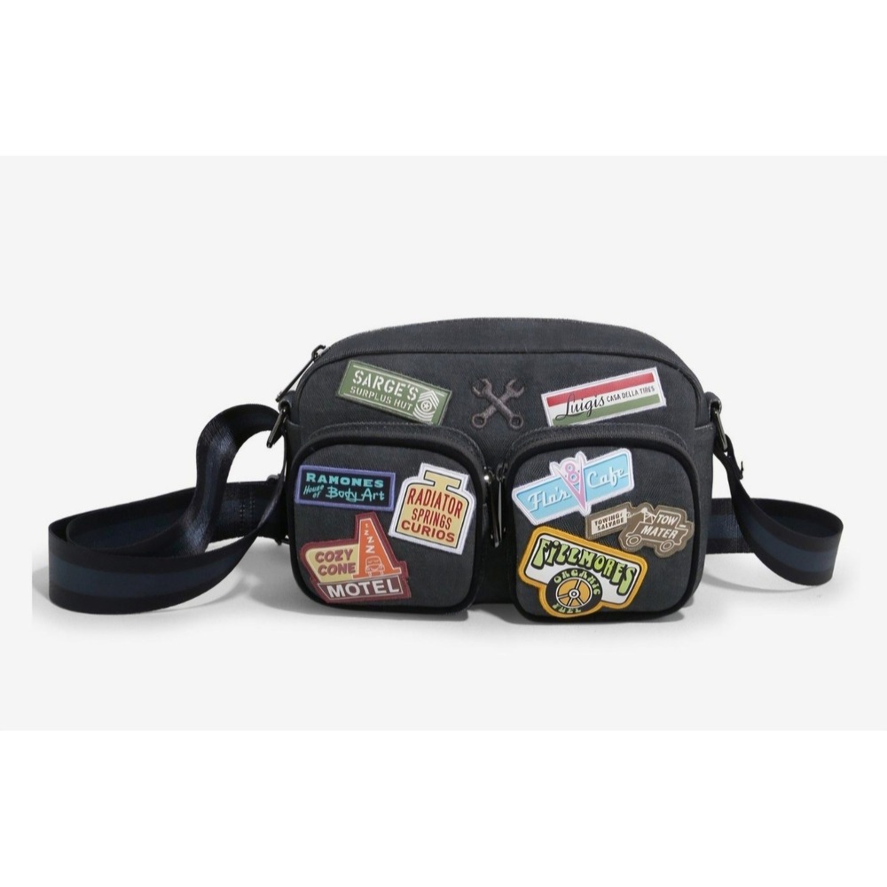 Loungefly Disney Pixar Cars Radiator Springs‎ Patches Crossbody Bag NWT Sealed